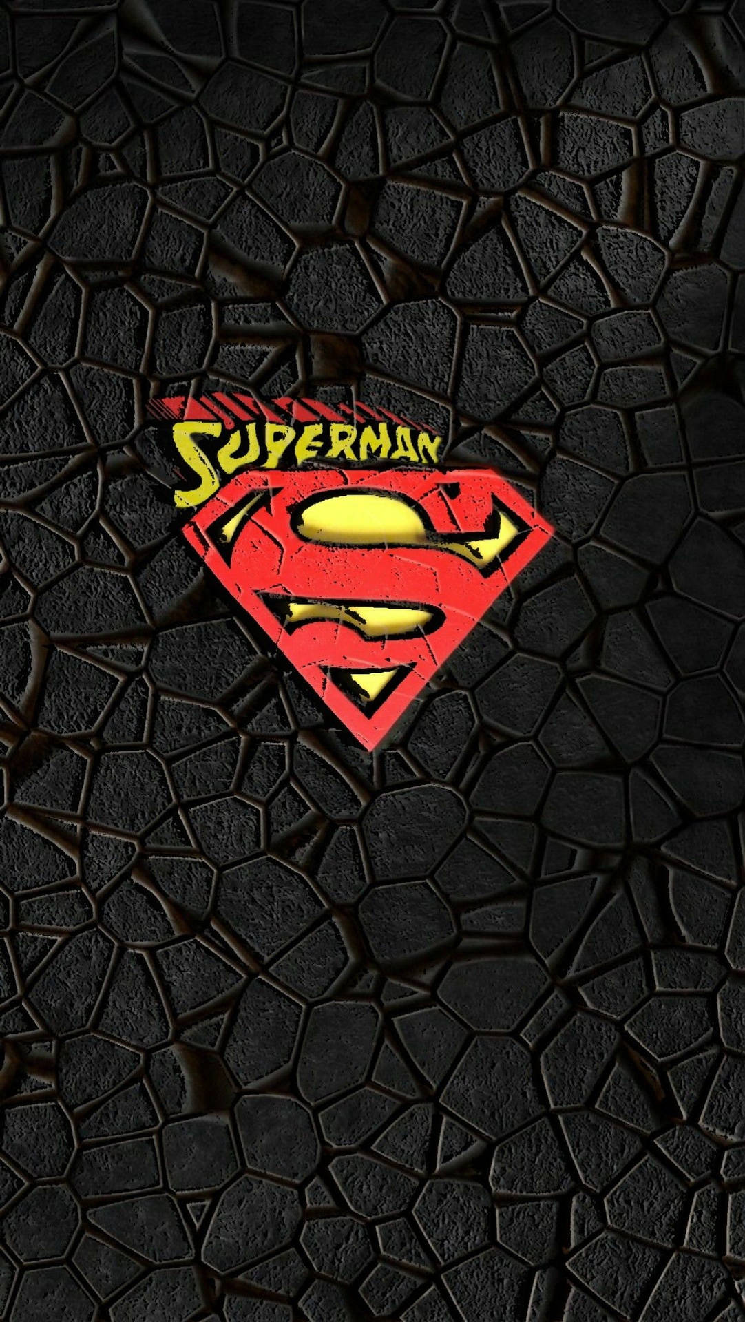 Comics Superman Symbol Iphone Dark Background