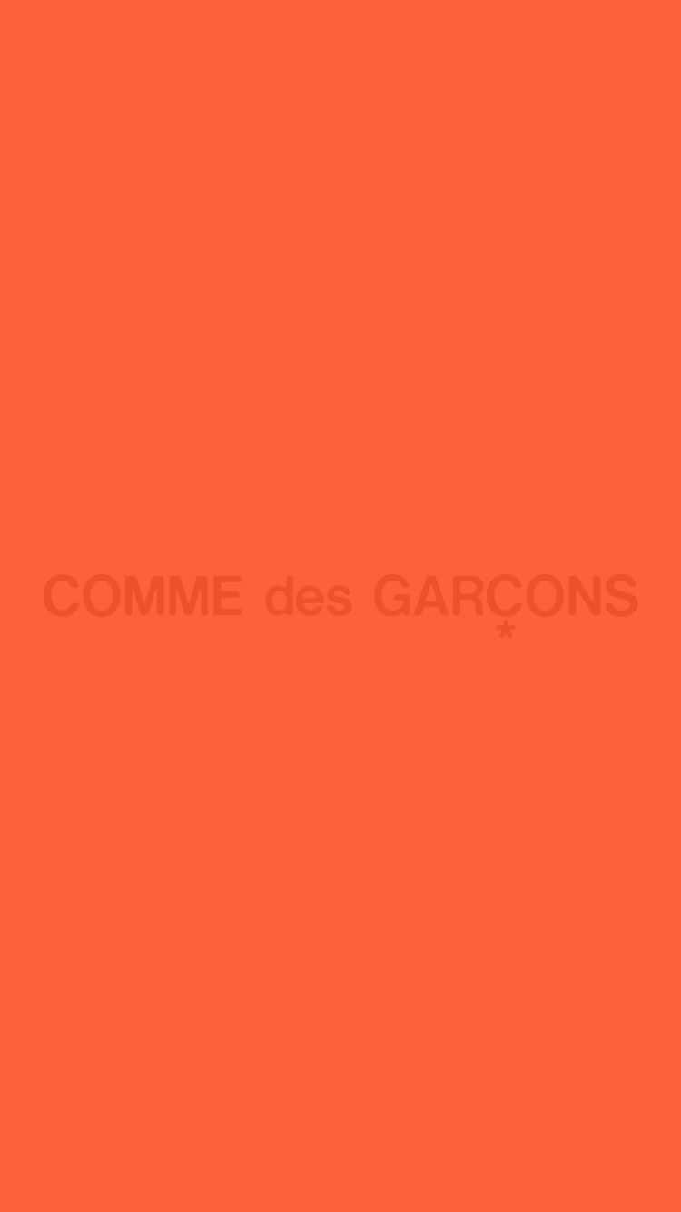 Comme Des Garçons Bright Orange