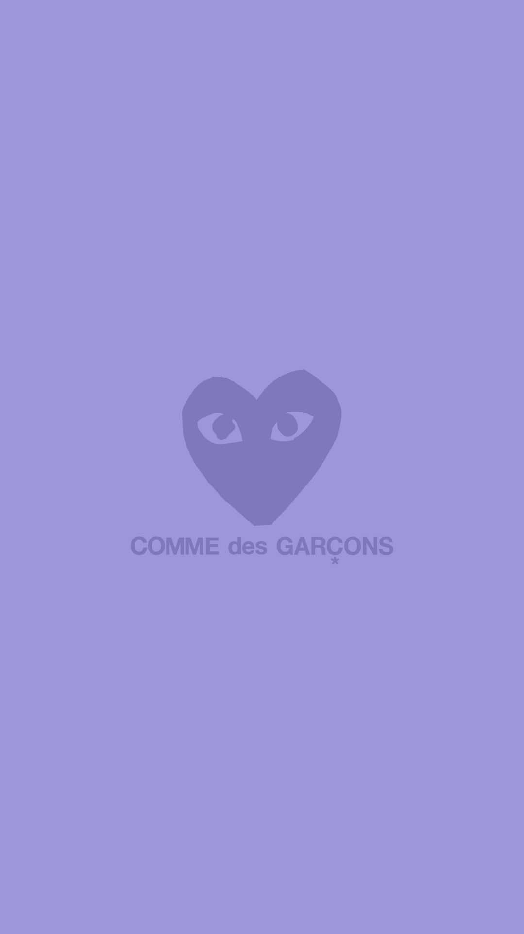 Comme Des Garçons Lavender Heart Logo