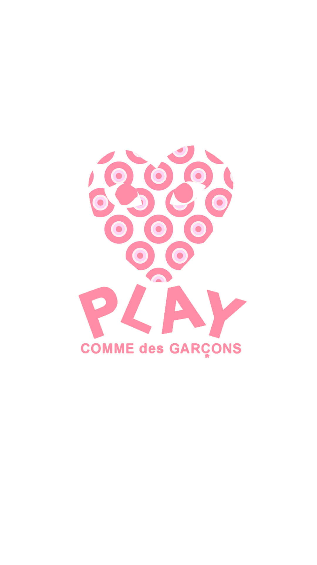 Comme Des Garçons Play Pink Heart