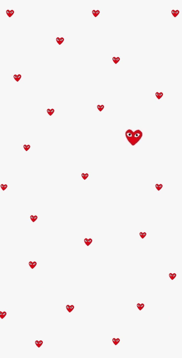 Comme Des Garçons Play Tiny Hearts Pattern