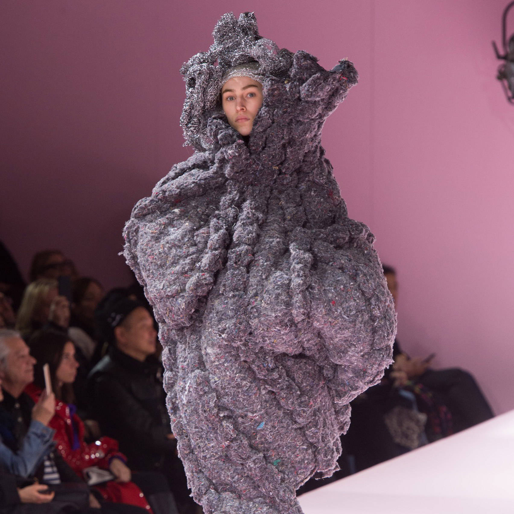 Comme Des Garçons Recycled Fabric Waste - An Innovative Fashion Approach Background