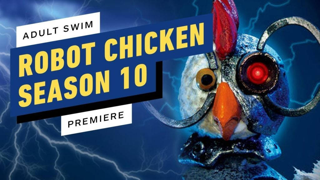 Commemorative Poster For Robot Chicken's 10th Season