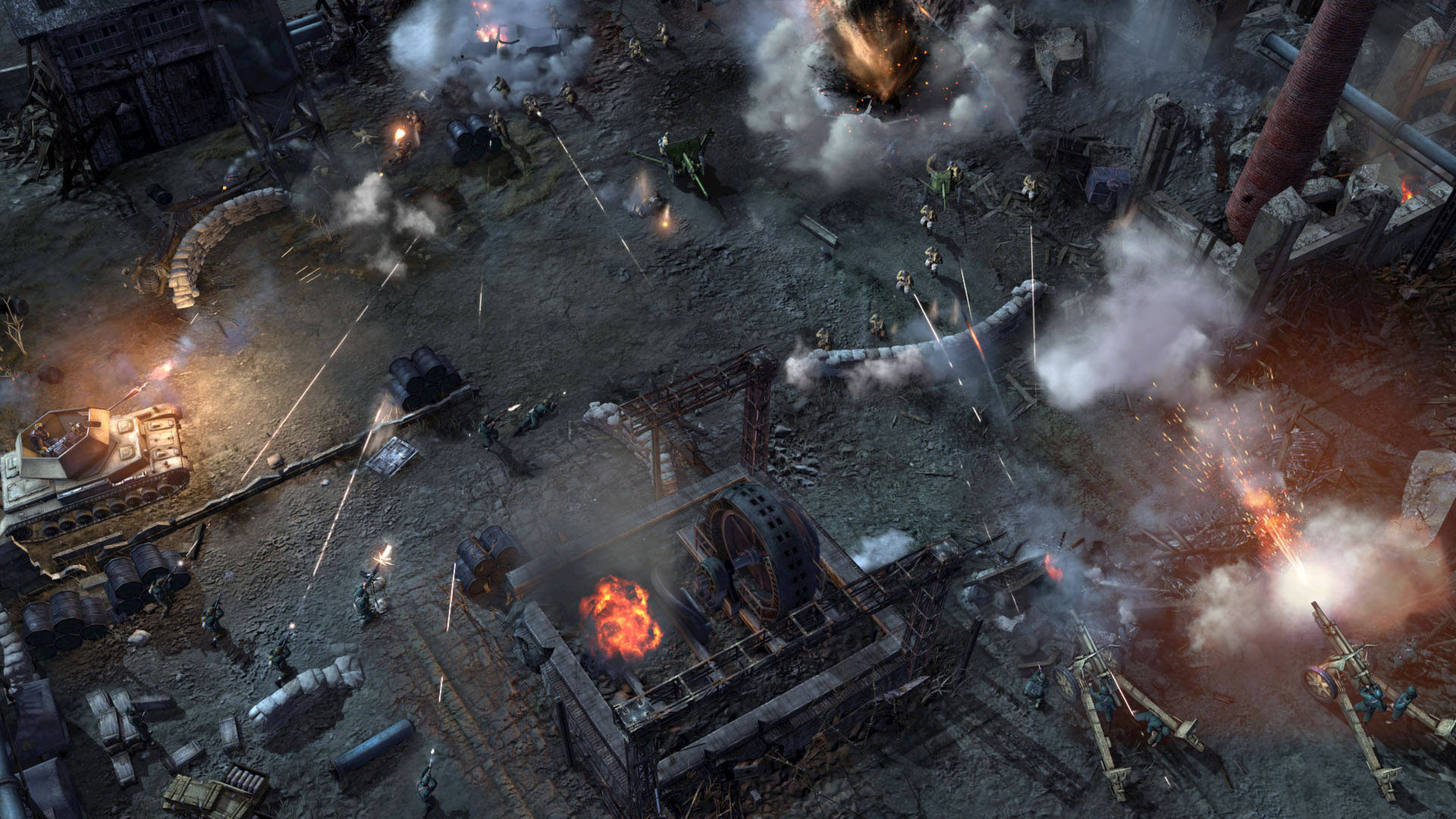 Company Of Heroes 2 Firing Forces Background