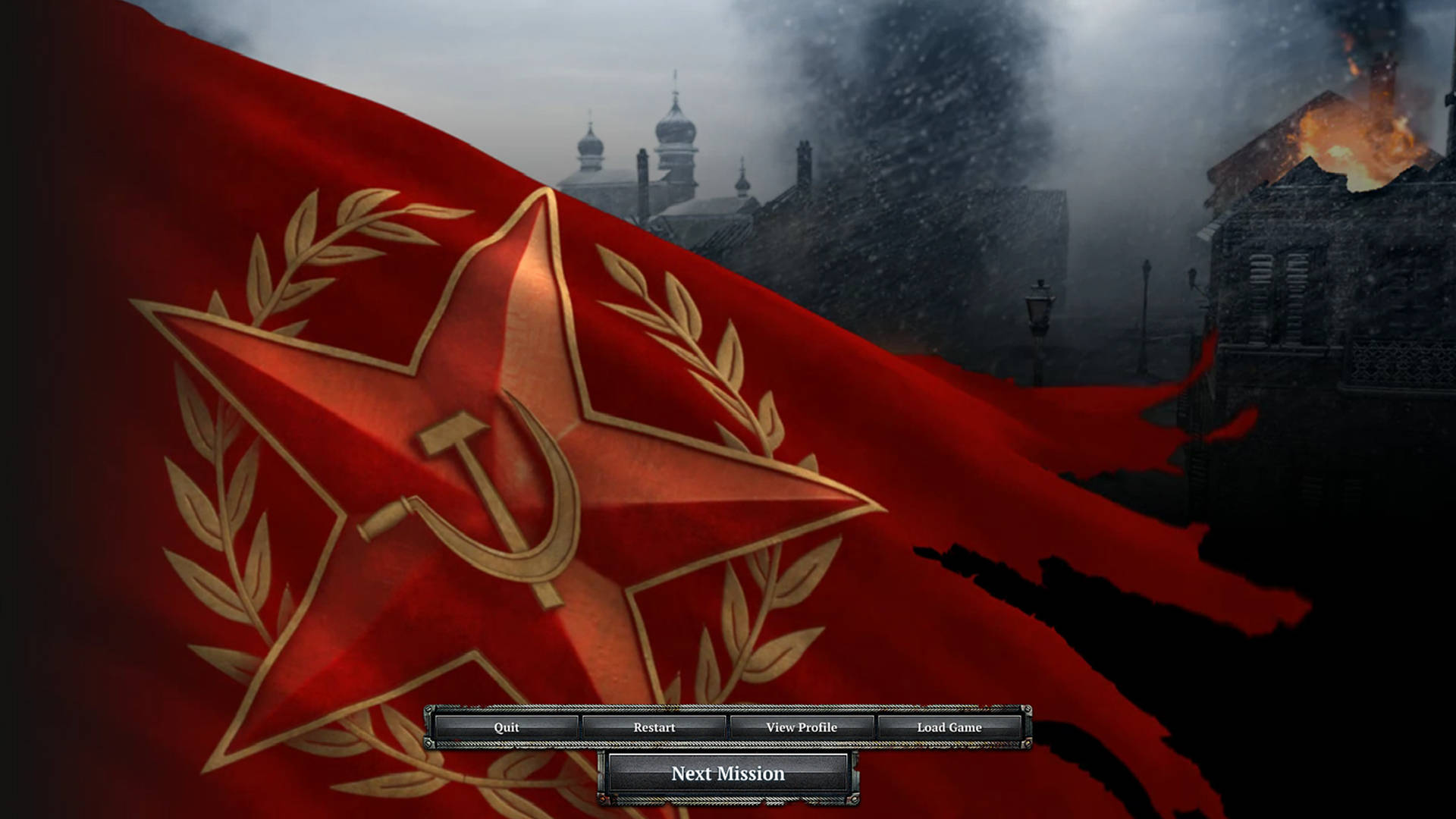 Company Of Heroes 2 Soviet Flag Background