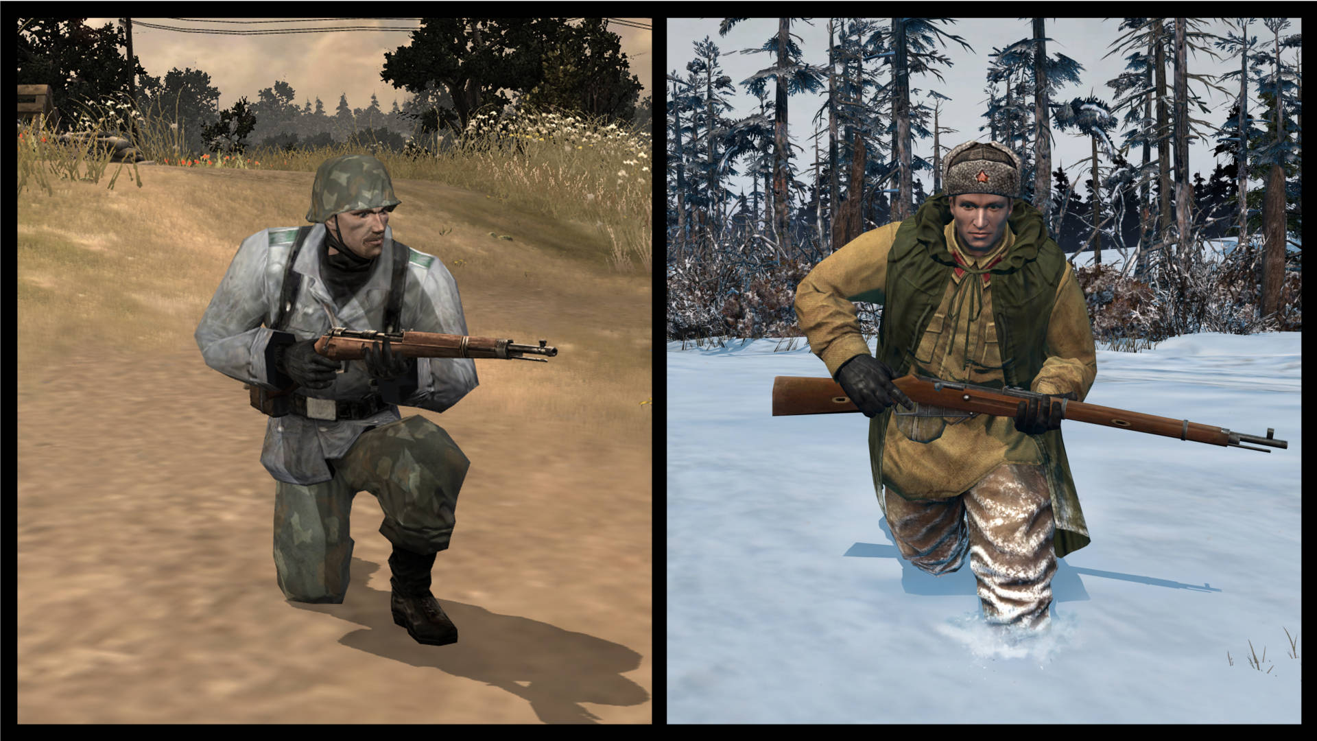 Company Of Heroes 2 Two Soldiers Background