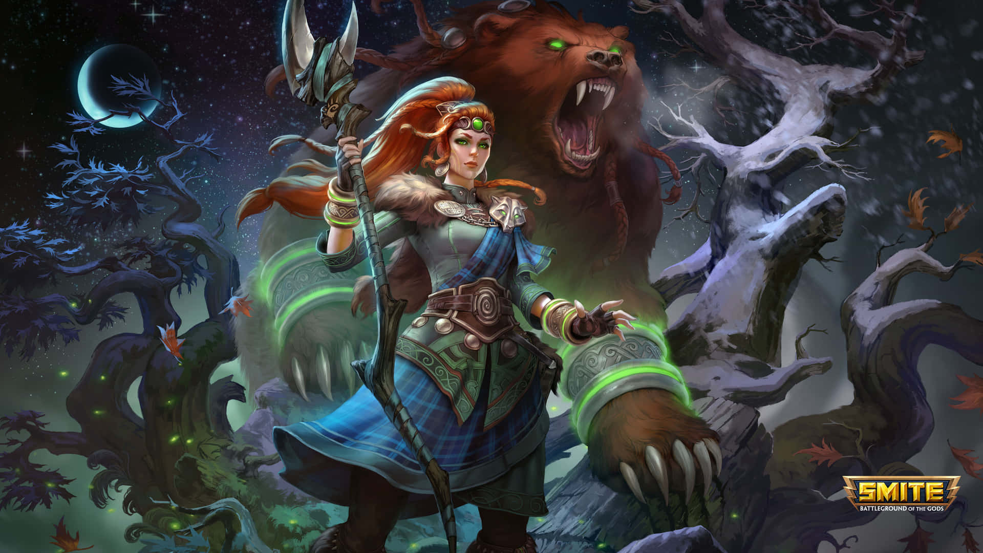 Compete In Epic Battles And Claim Goddesses' Powers In Smite Background
