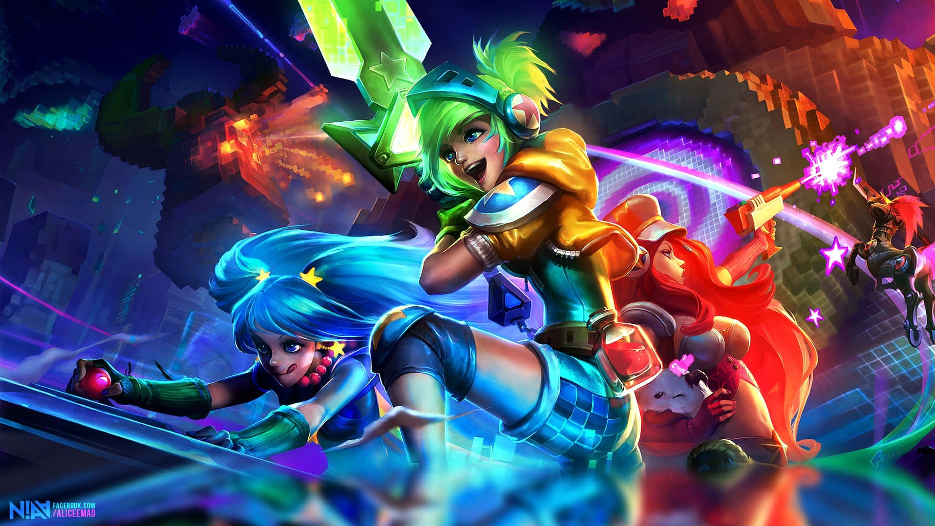 Compete In The Ultimate Battle With League Of Legends Background