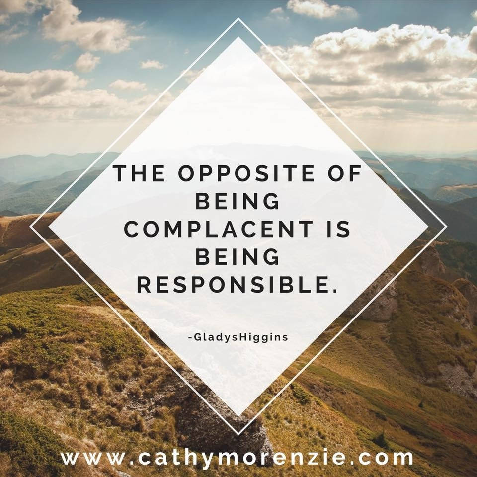 Complacent Vs Responsible Background