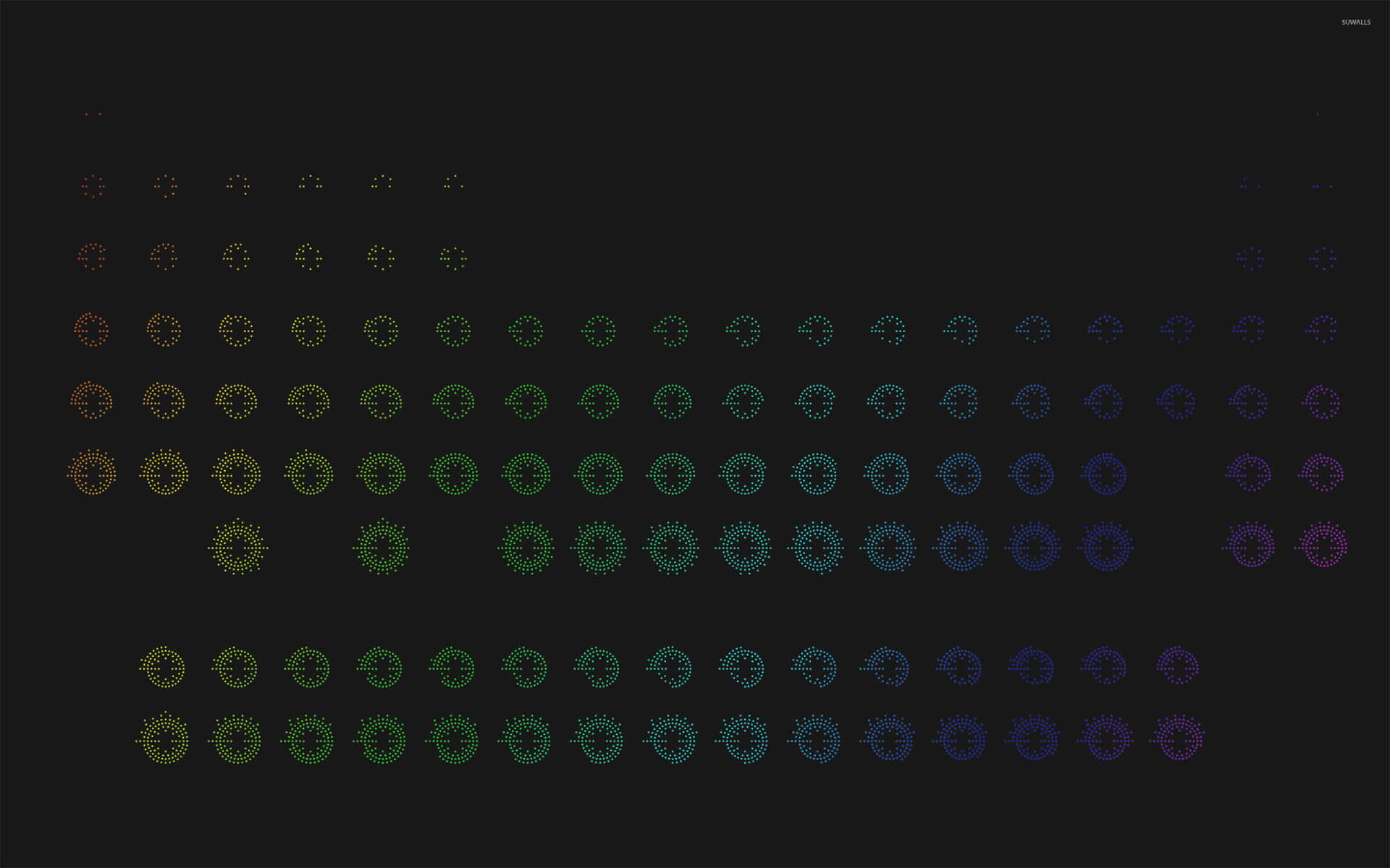 Complicated Colorful Circles