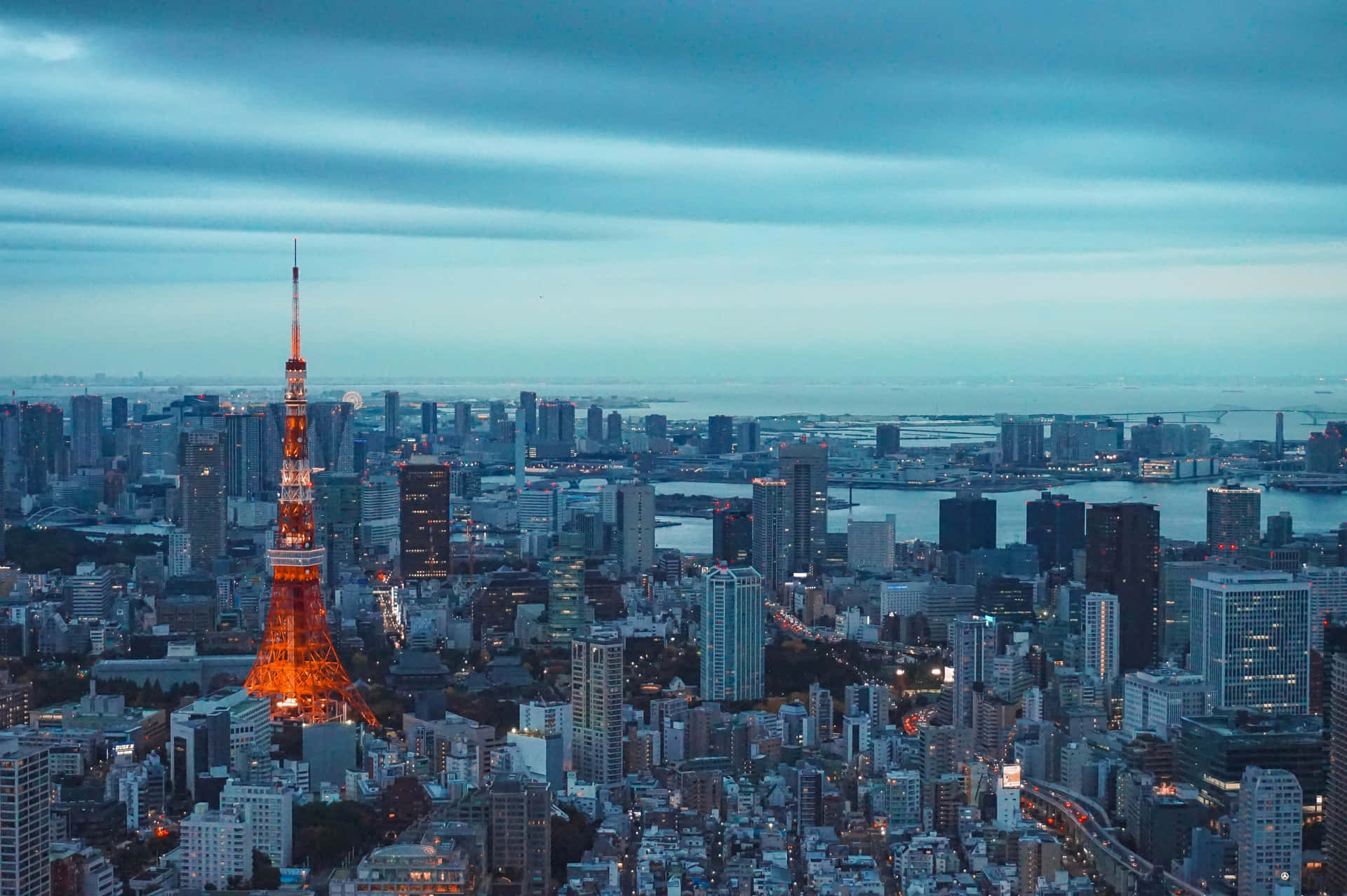 Comprehensive View Of Tokyo City In Japan Background