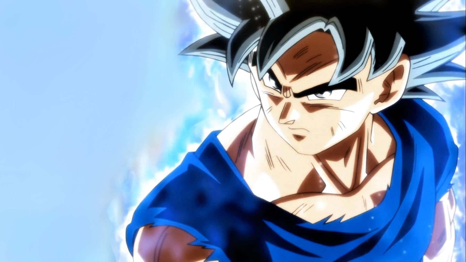 Concentrated Dragon Ball Goku Ultra Instinct Background