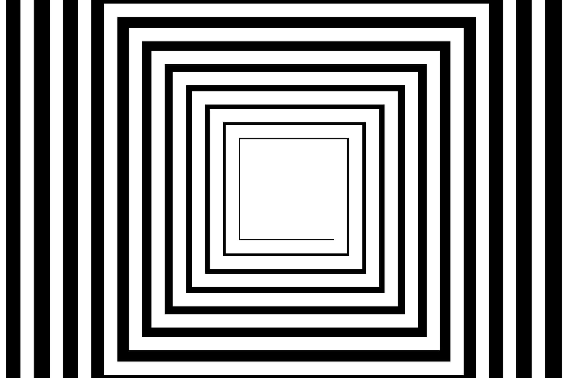 Concentric_ Black_ White_ Squares Background
