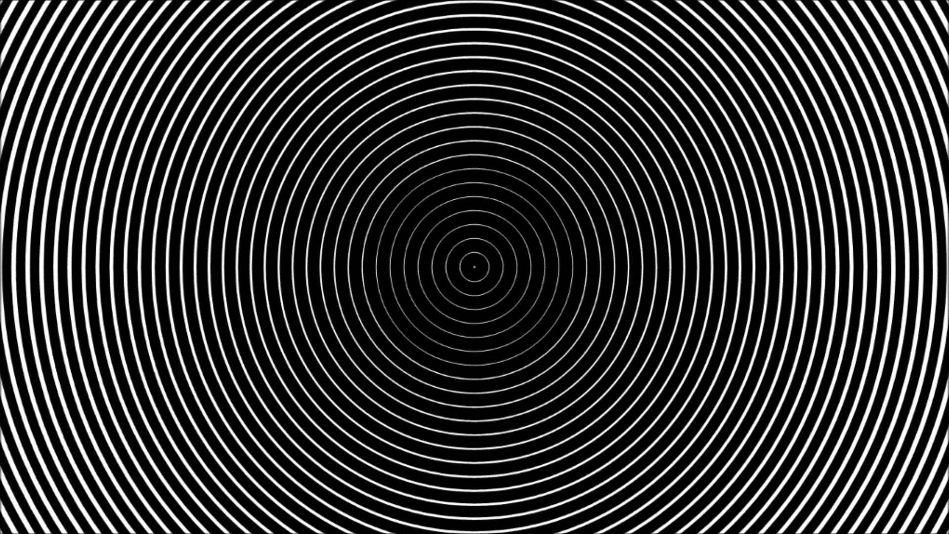 Concentric Circles Hypnosis Pattern Background