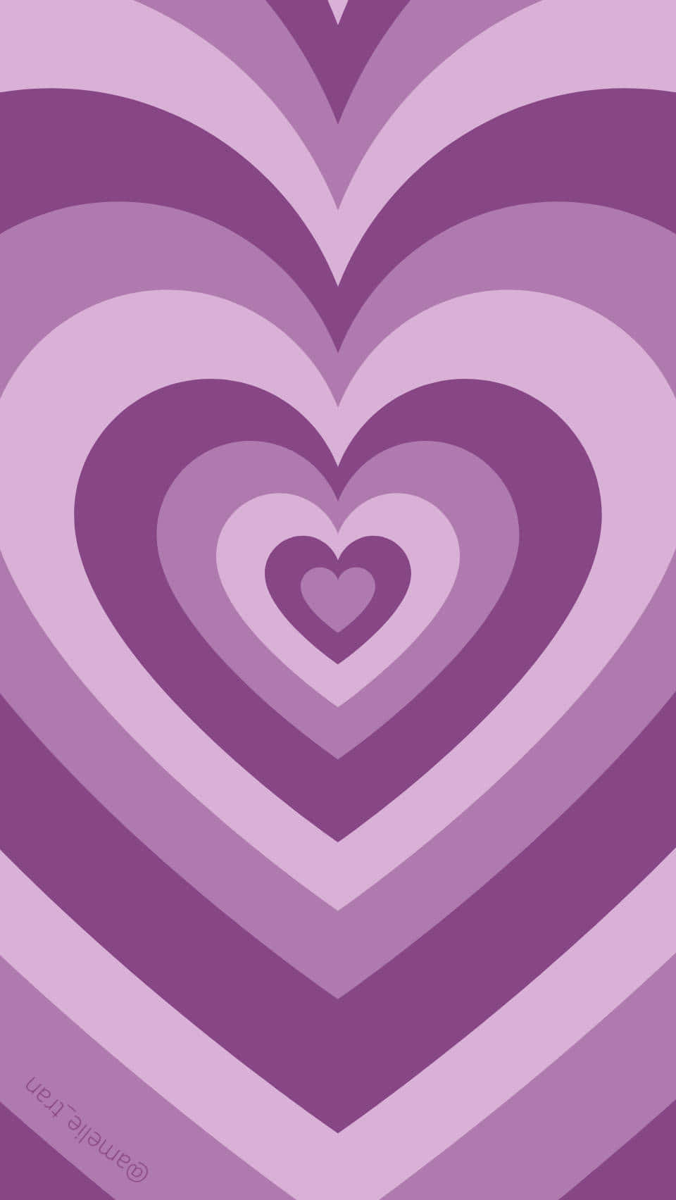 Concentric Purple Heart Pfp