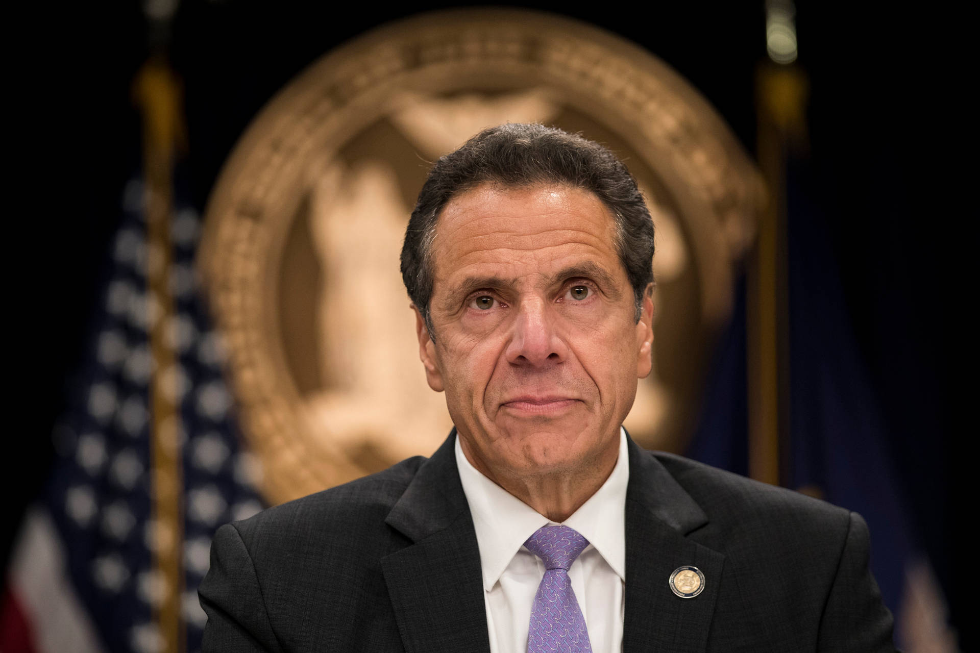 Concerned Andrew Cuomo Background