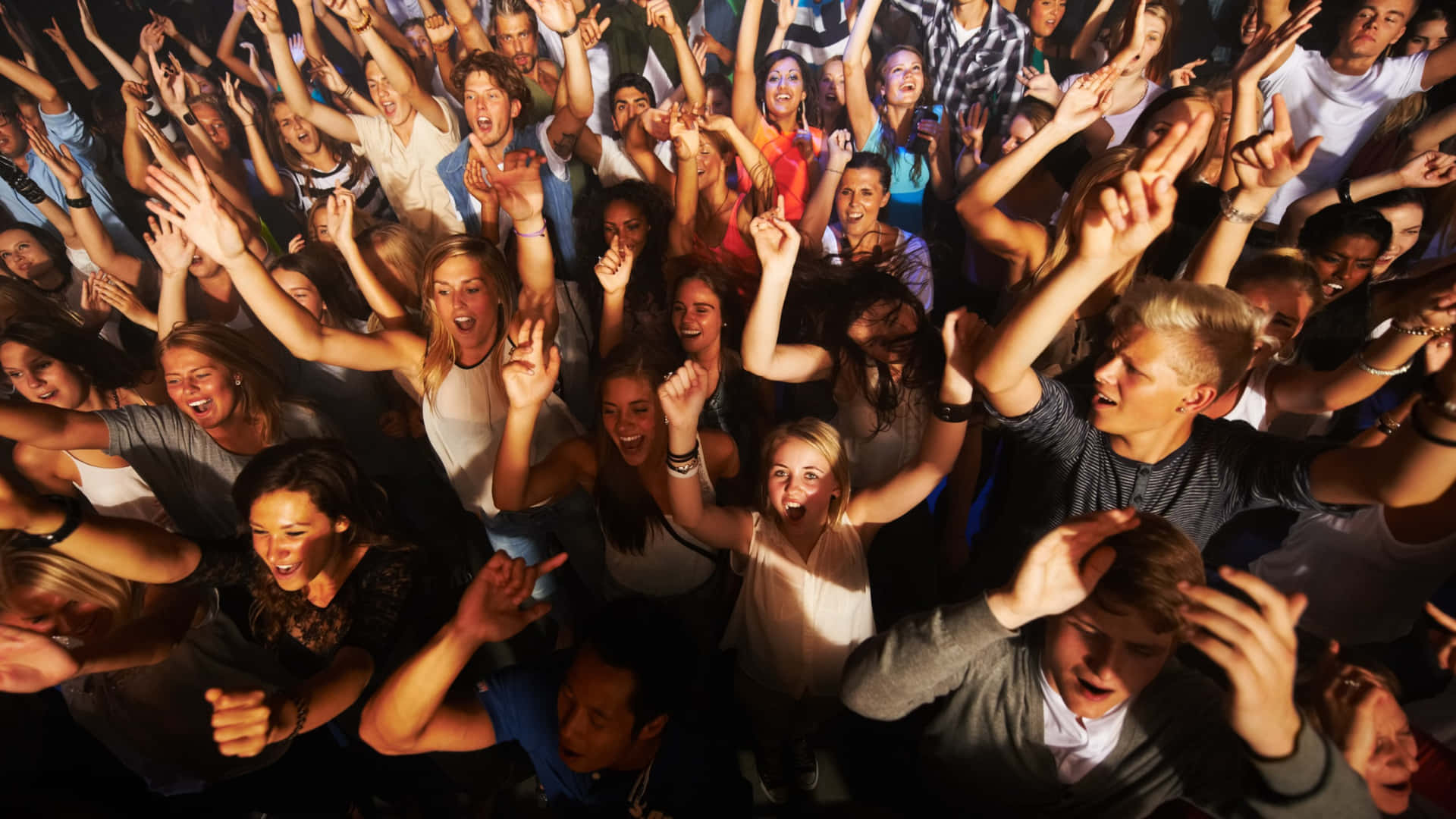Concert Crowd Celebration Background