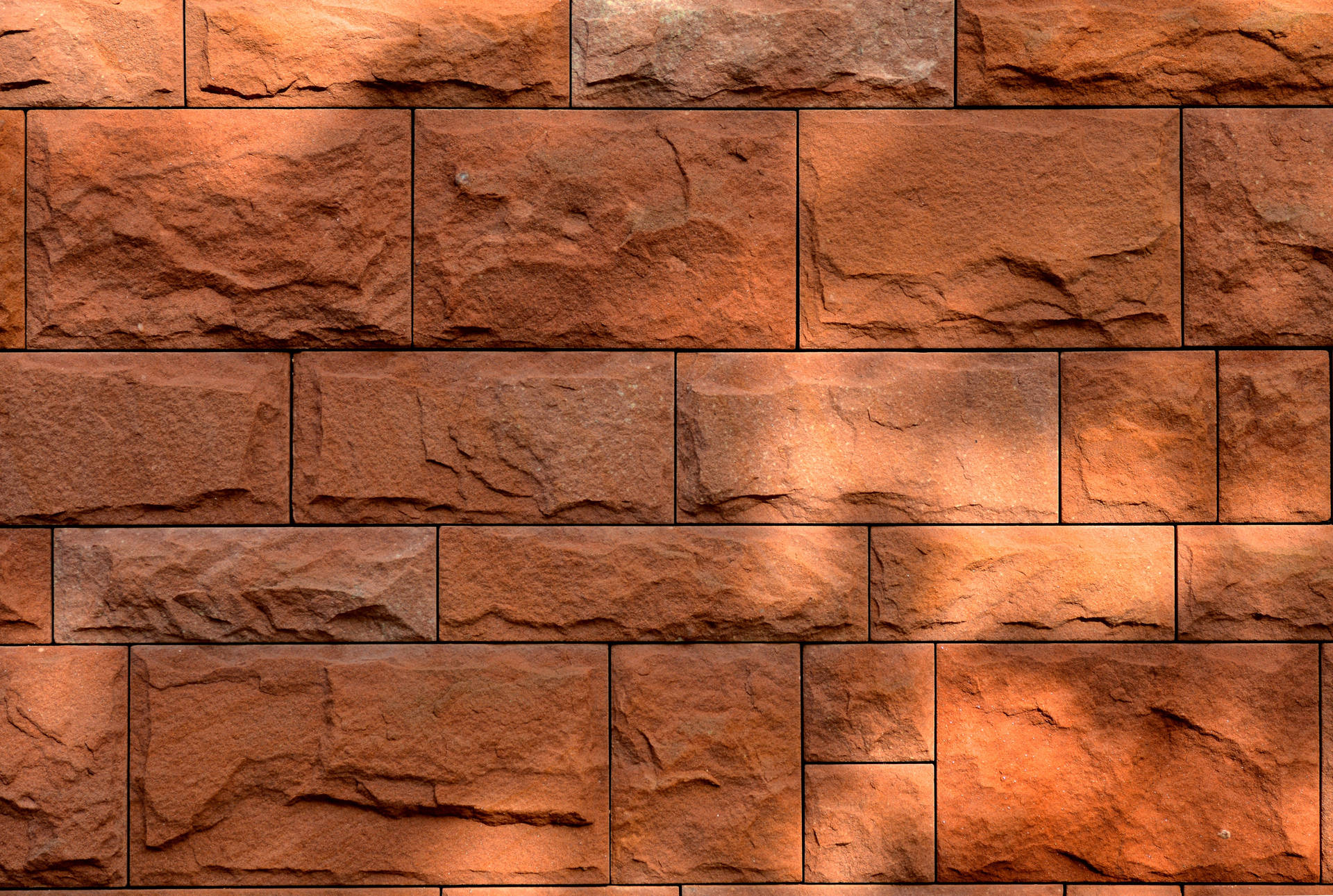 Concrete Texture Brown Brick Wall Background