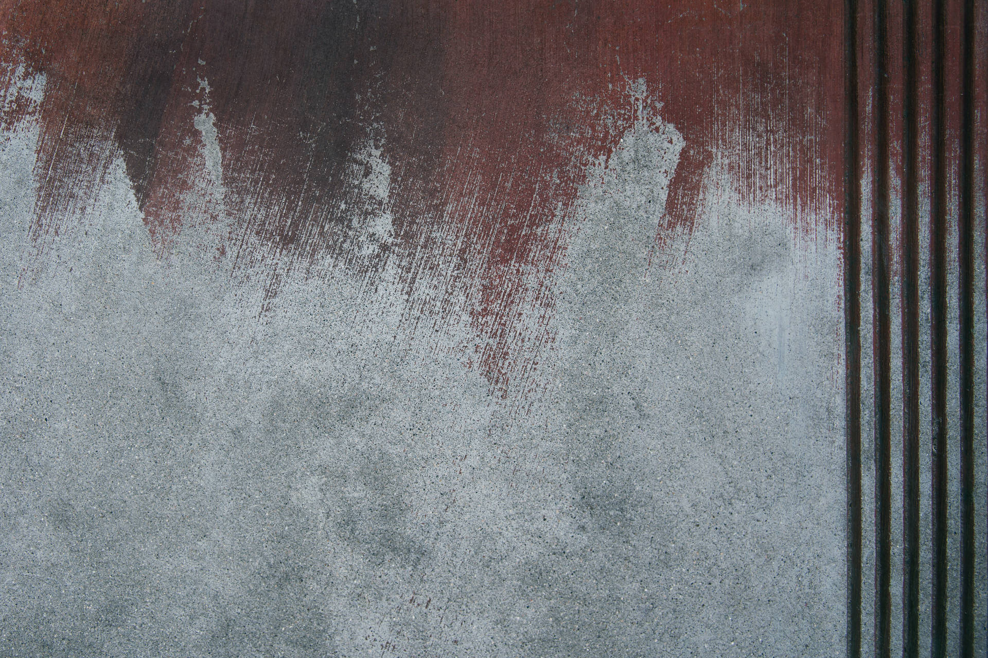 Concrete Texture Half-painted Wall Background