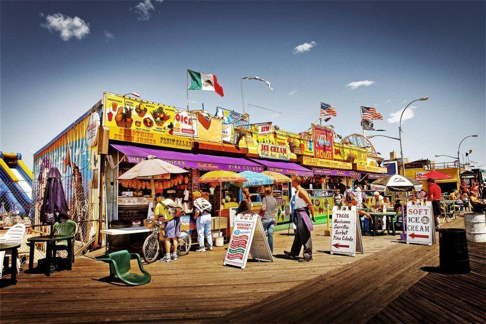 Coney Island Food Stalls