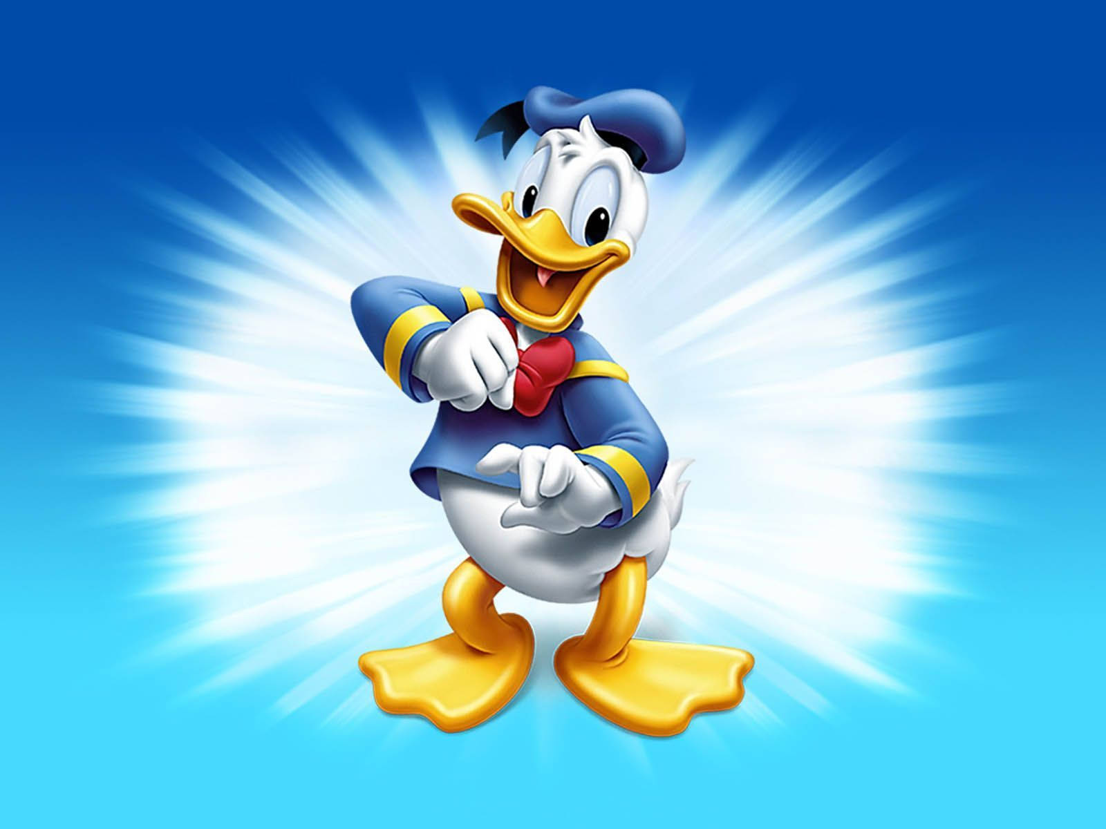 Confident Donald Duck