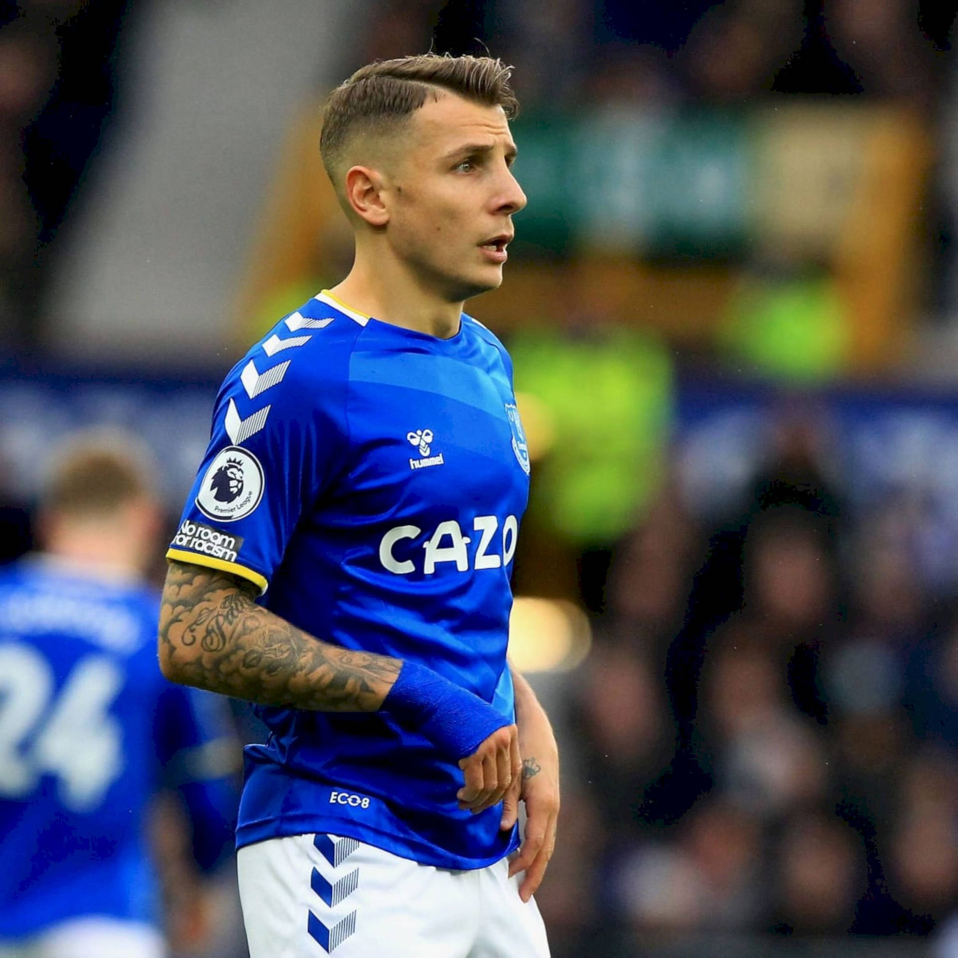 Confident Gaze From Lucas Digne