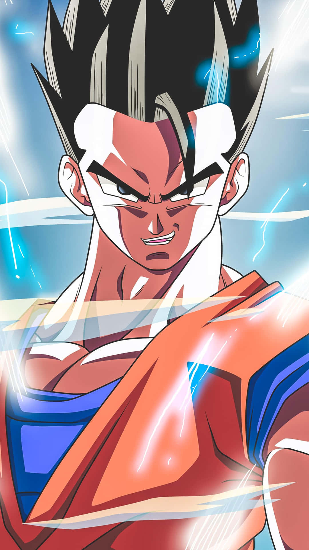 Confident Gohan Iphone Background Background