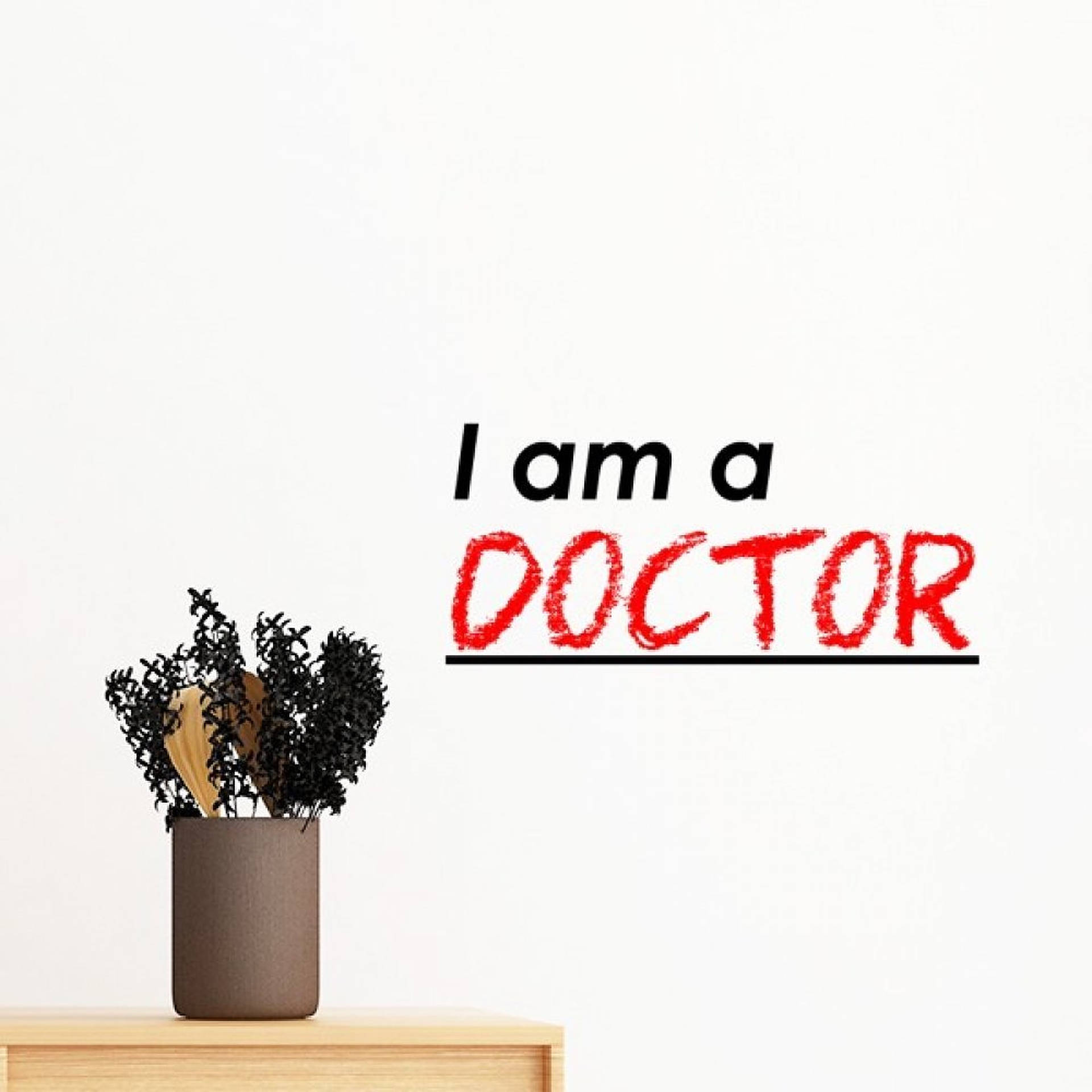 Confident Medical Professional - Standout In Stethoscope Background
