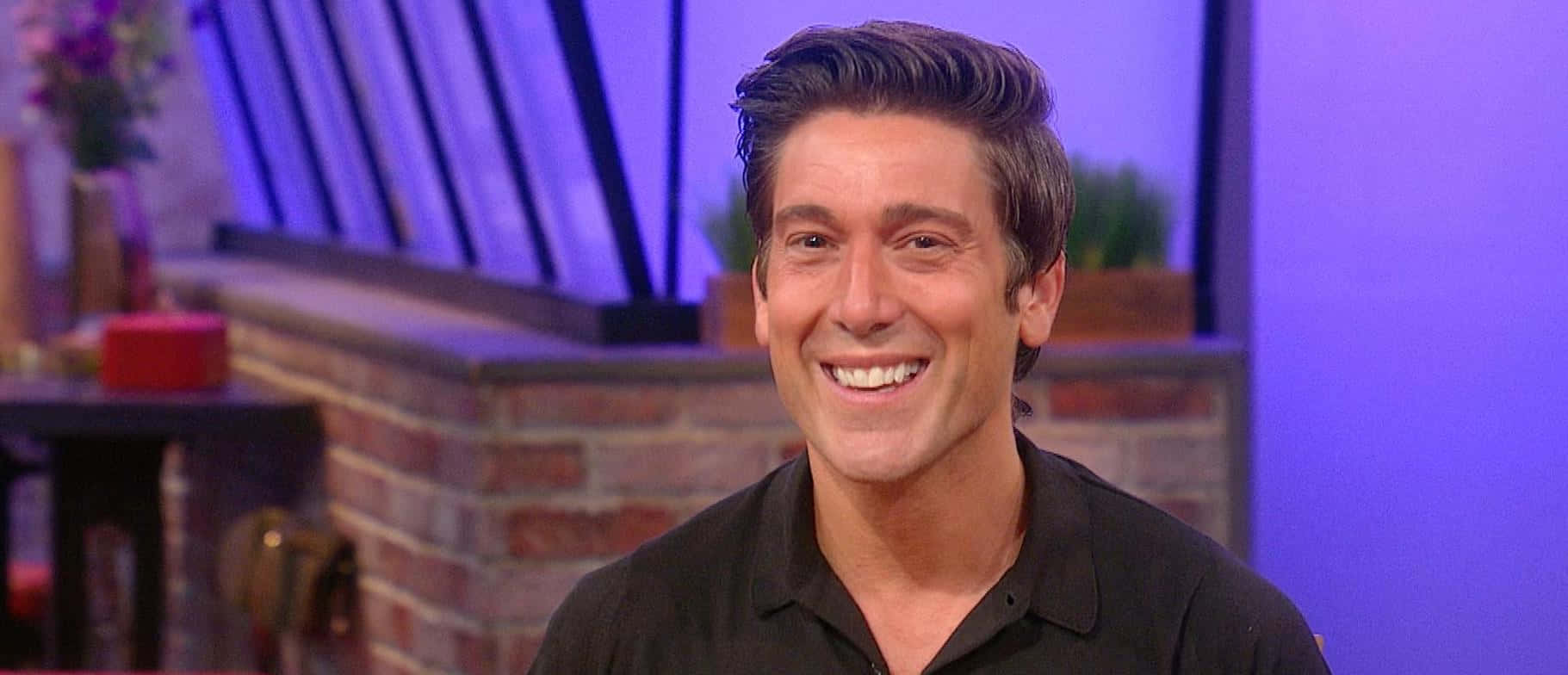 Confident Smile - David Muir Background