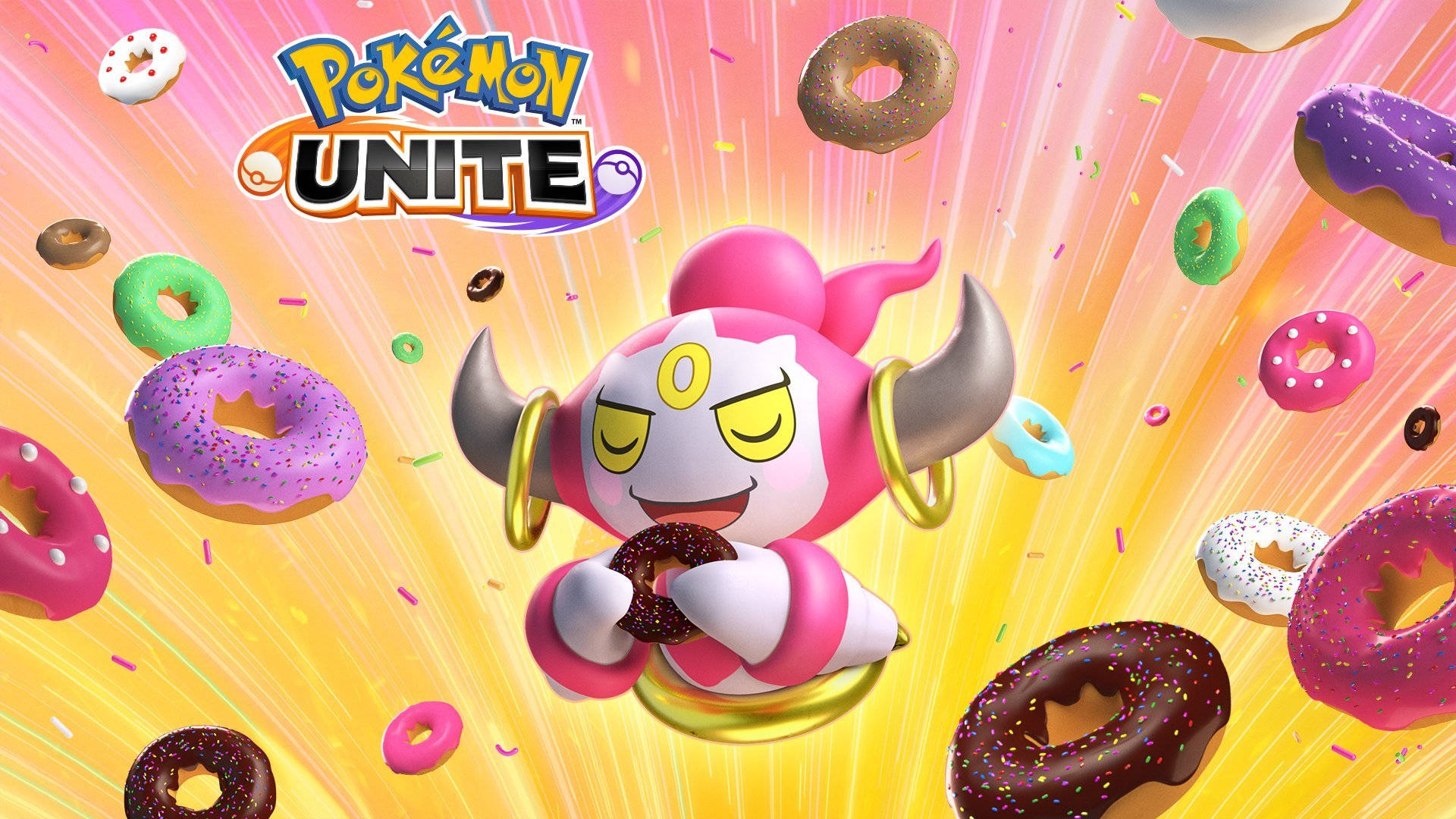 Confined Hoopa In Pokémon Unite Background