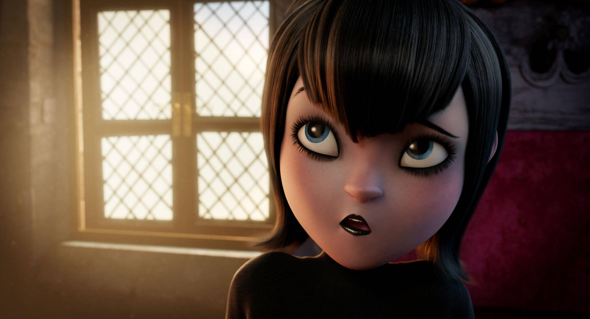 Confused Mavis From Hotel Transylvania Background