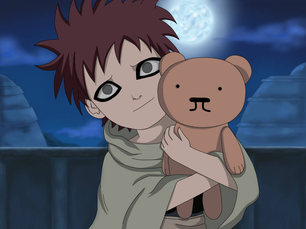 Confused Young Gaara Background
