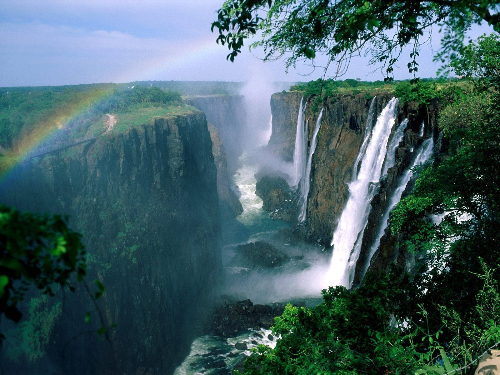 Congo Rainbow And Falls