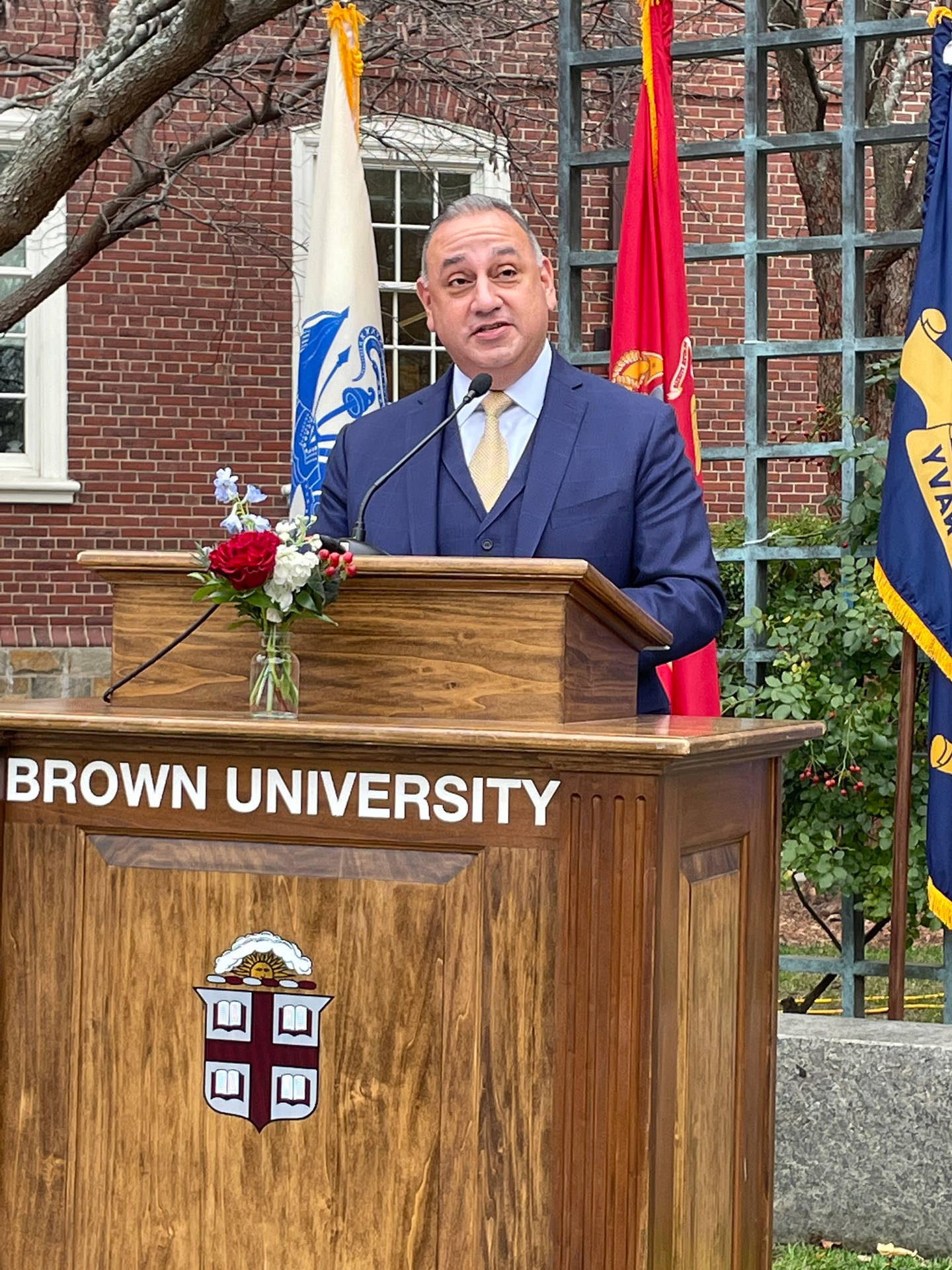 Congressman David Cicilline Speaking At Brown University