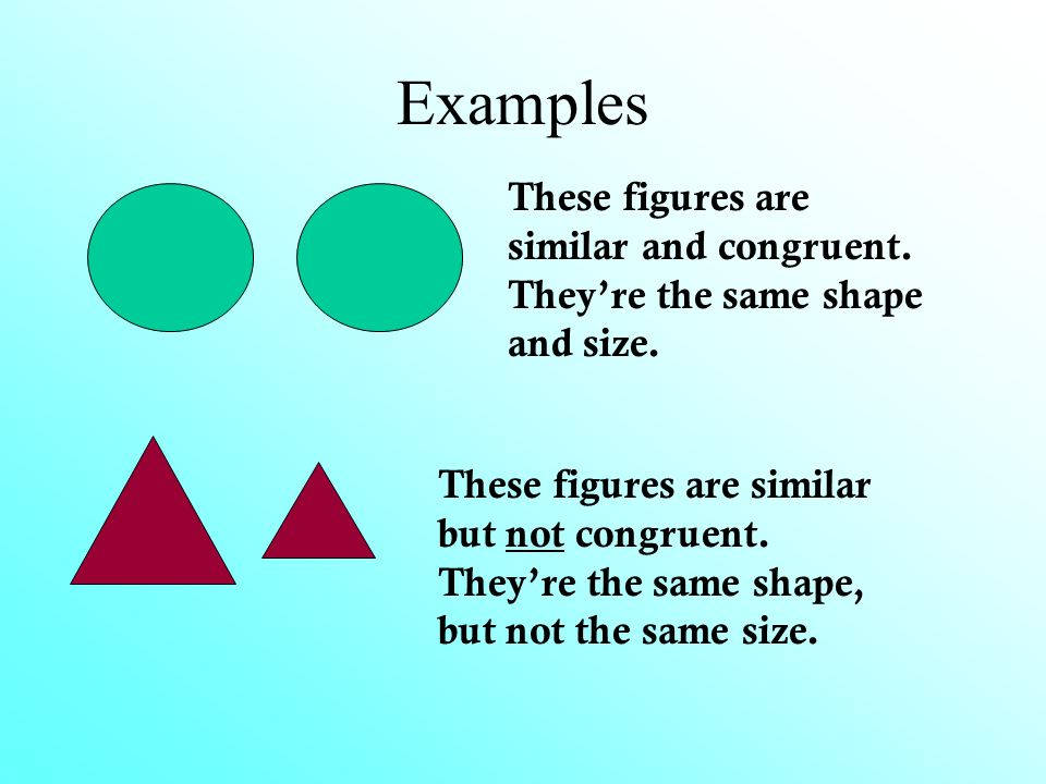 Congruent And Non Congruent Background