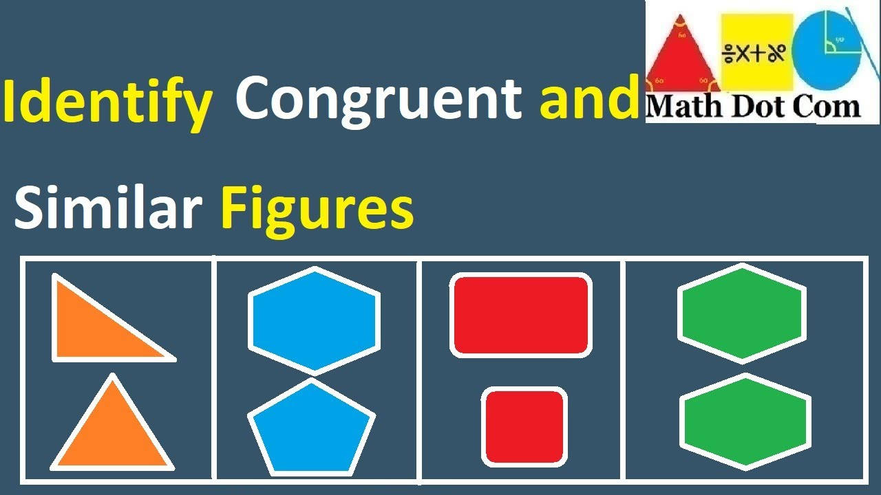 Congruent And Similar Figures Identification Background