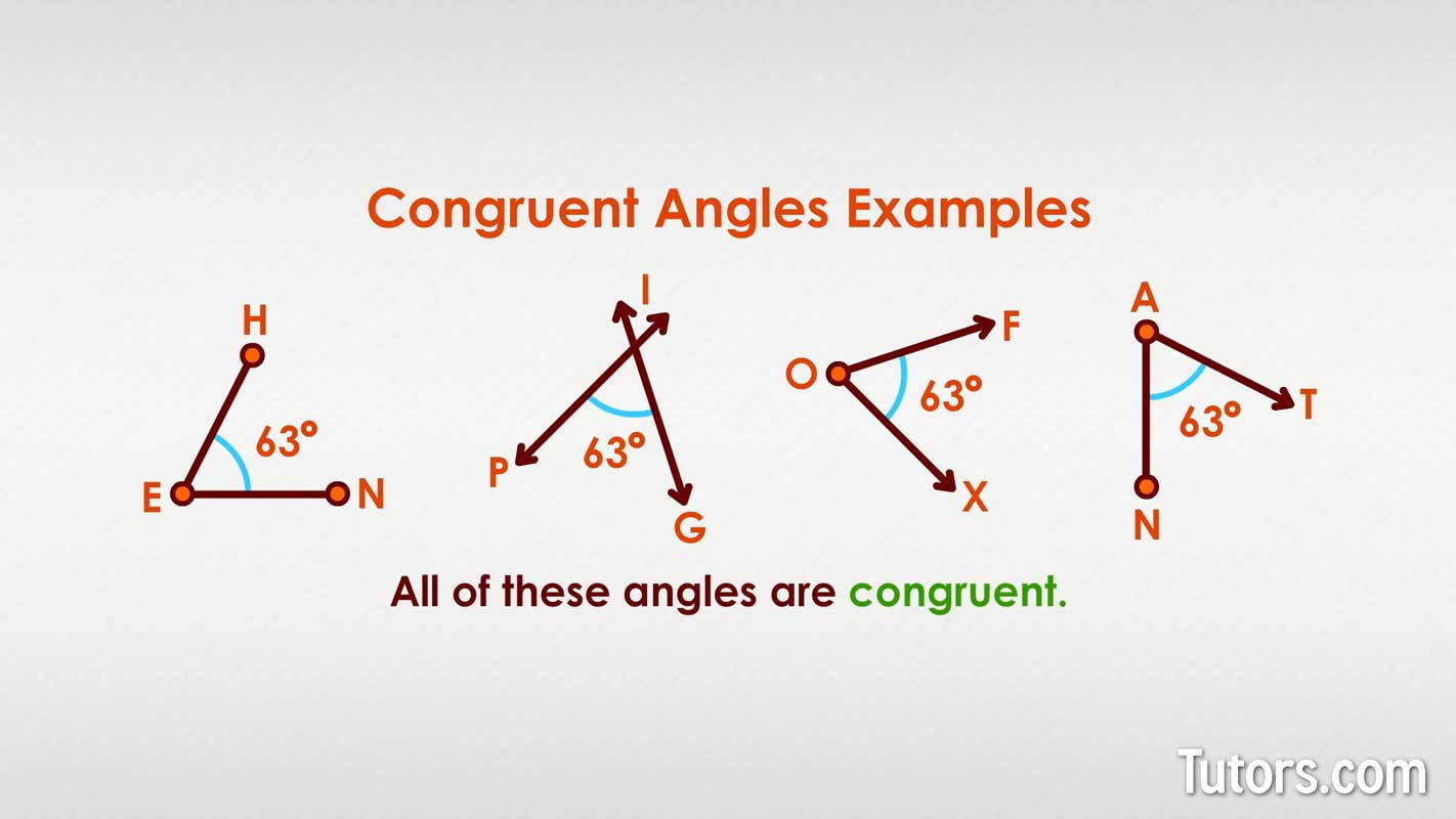 Congruent Angles Examples Background