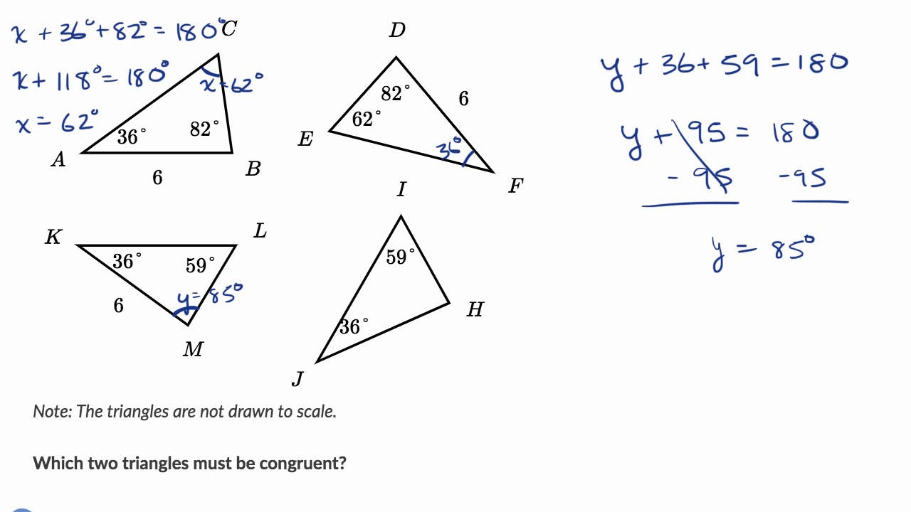 Congruent Triangle Quiz Background