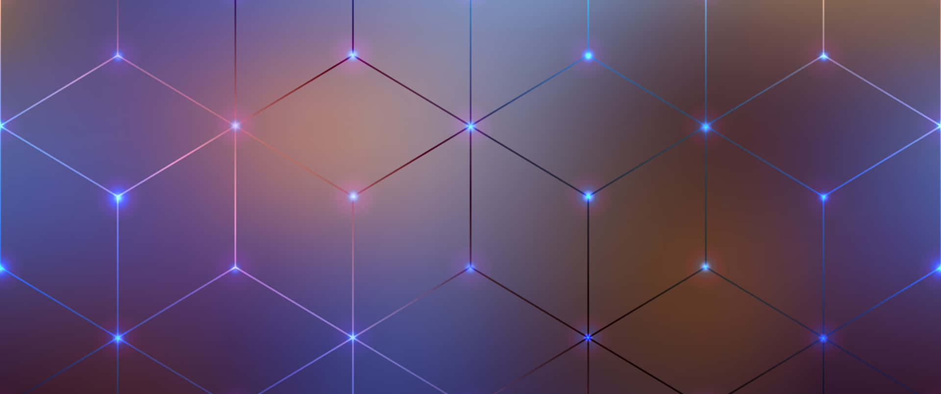 Connected 3d Cube Patterns Background
