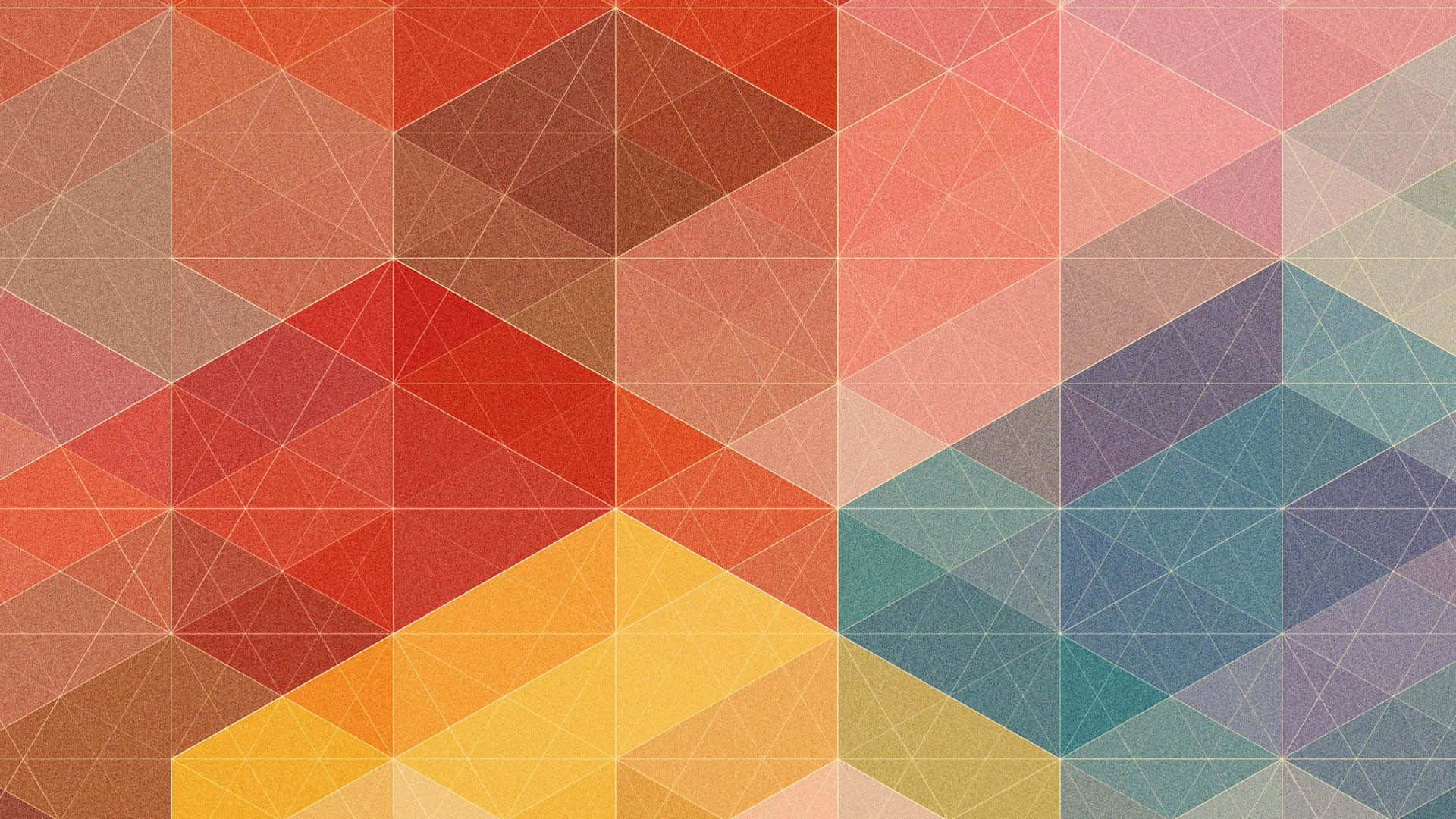 Connected Geometric Tiles Background
