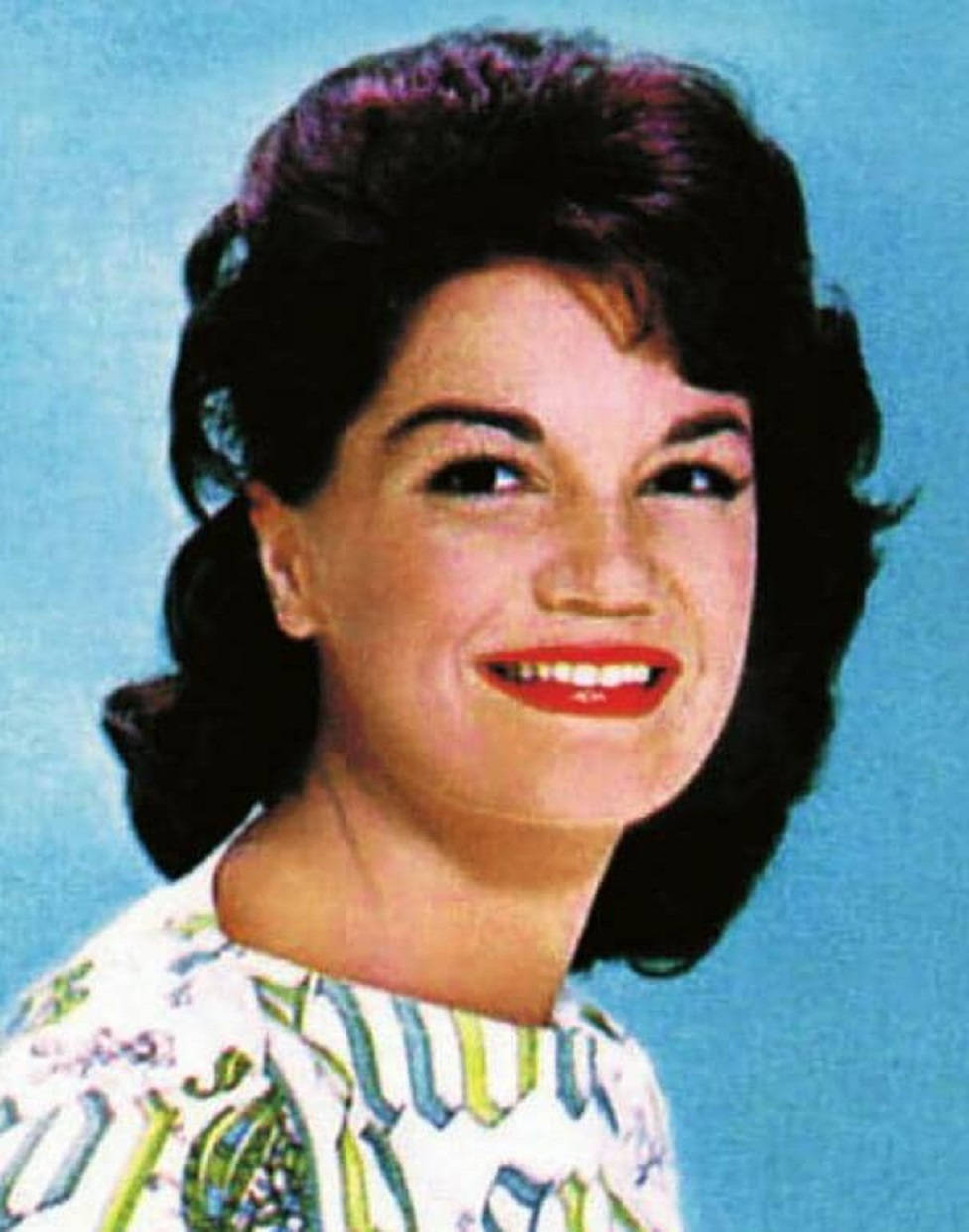 Connie Francis Closer Weekly Magazine Photoshoot Background