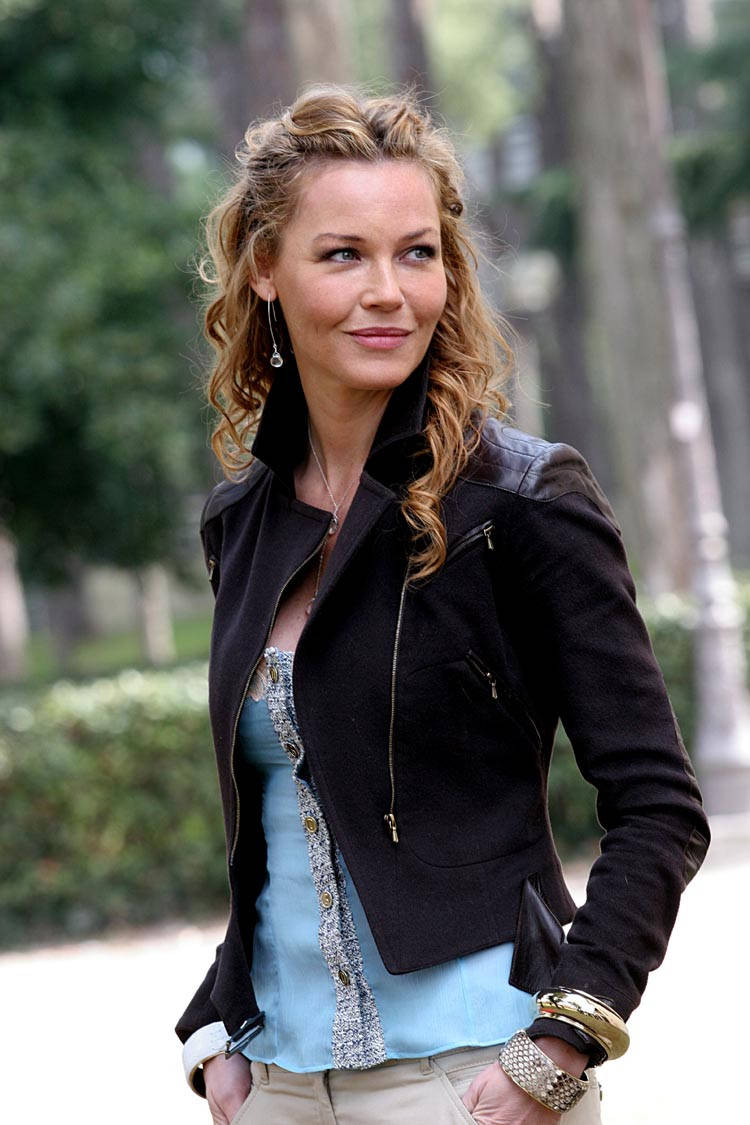 Connie Nielsen Black Jacket Background