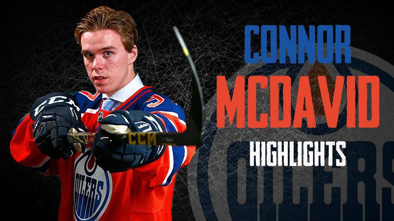 Connor Mcdavid Captain Of Edmonton Oilers Background