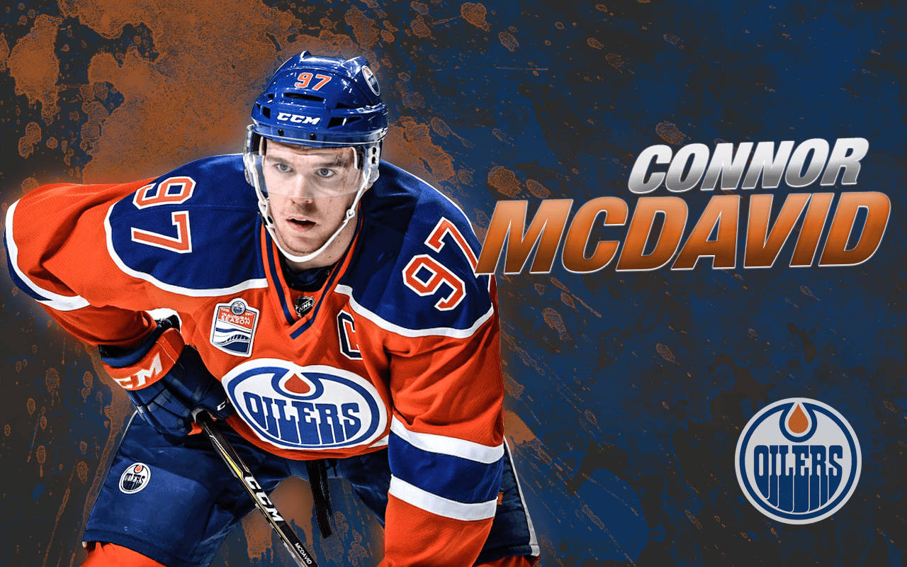 Connor Mcdavid, Chl Player Of The Year In Action. Background