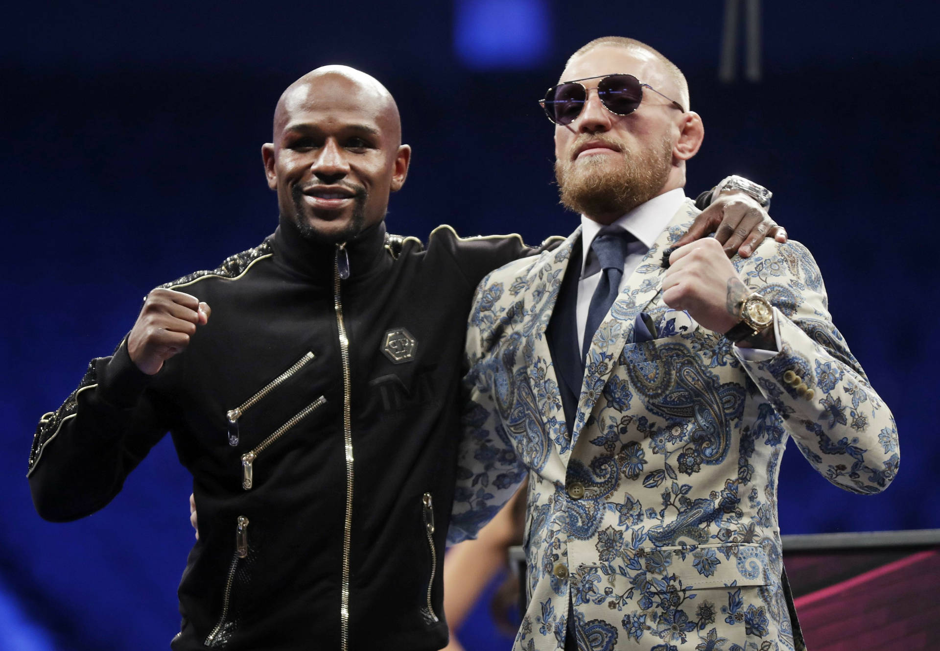 Conor Mcgregor And Floyd Mayweather Background