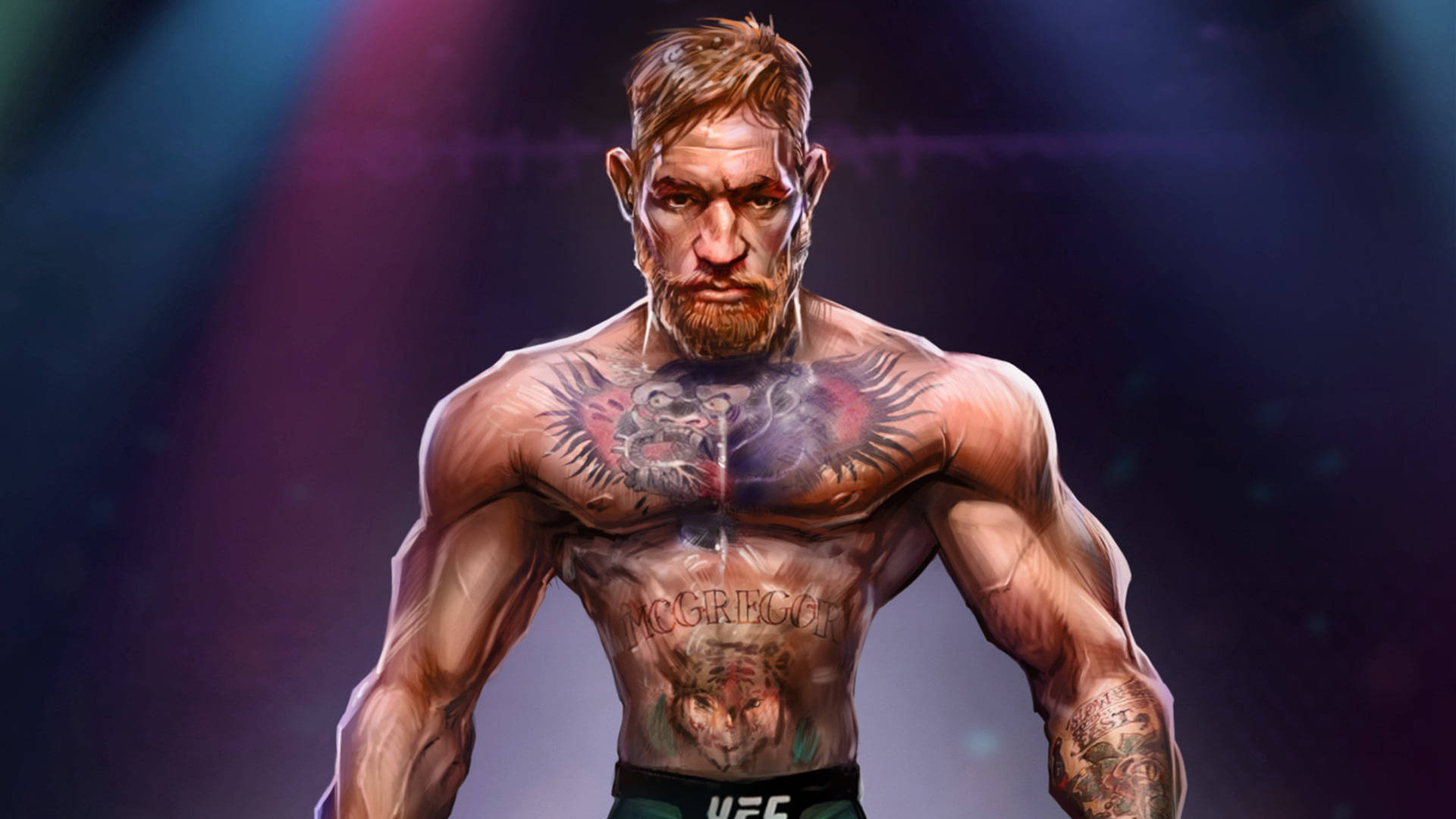 Conor Mcgregor Unleashed: A Display Of Raw Power