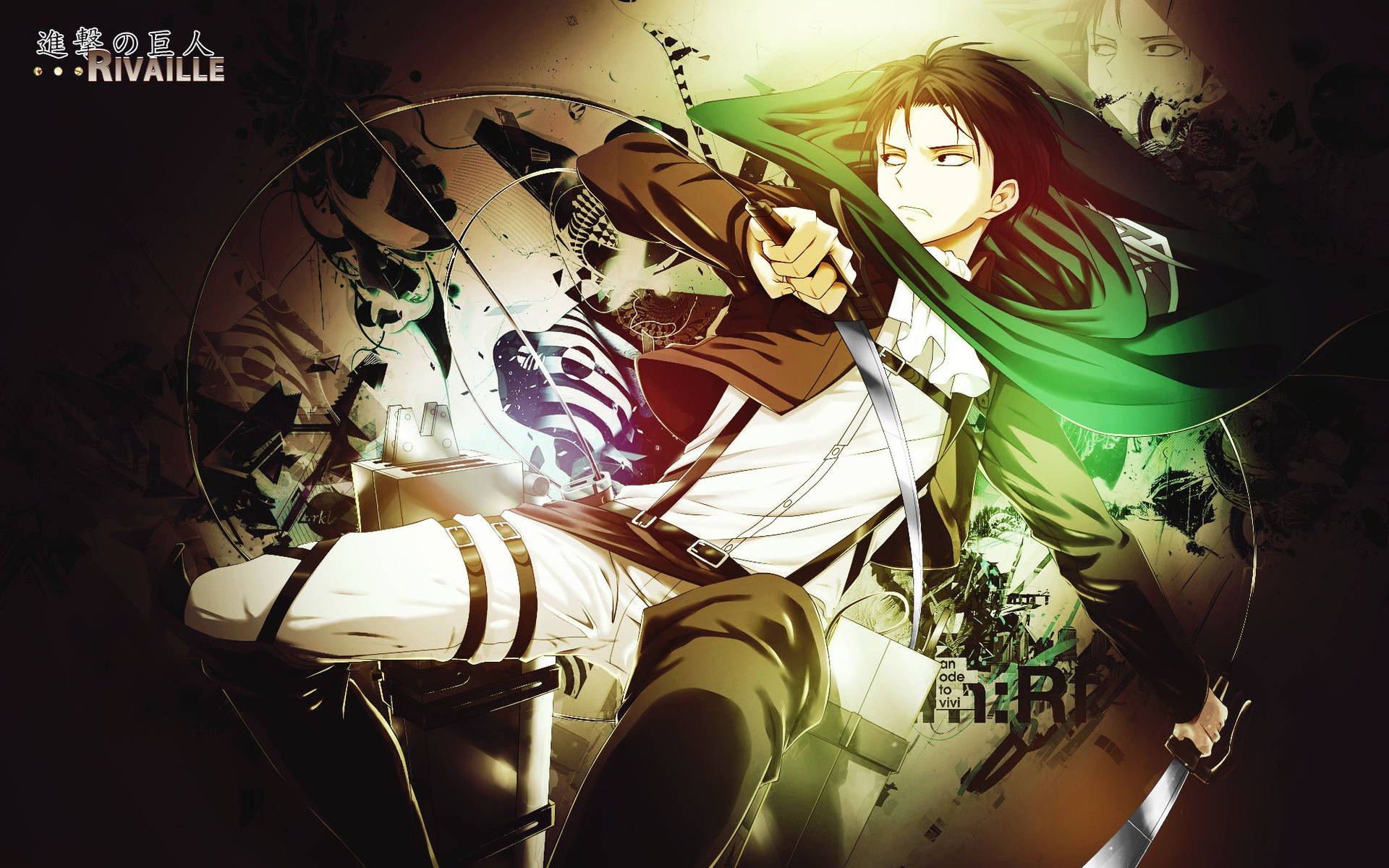 Conquer Fear With Levi Ackerman! Background