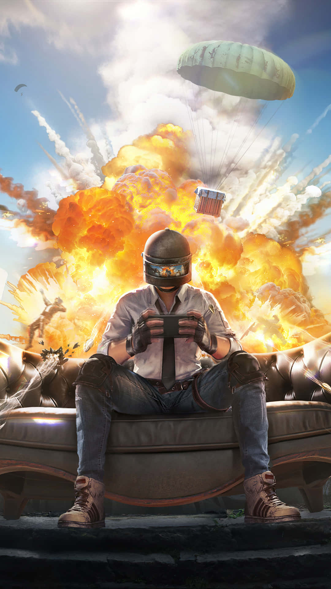 Conquer The Battlefield On Your Android Device With Playerunknown's Battlegrounds! Background