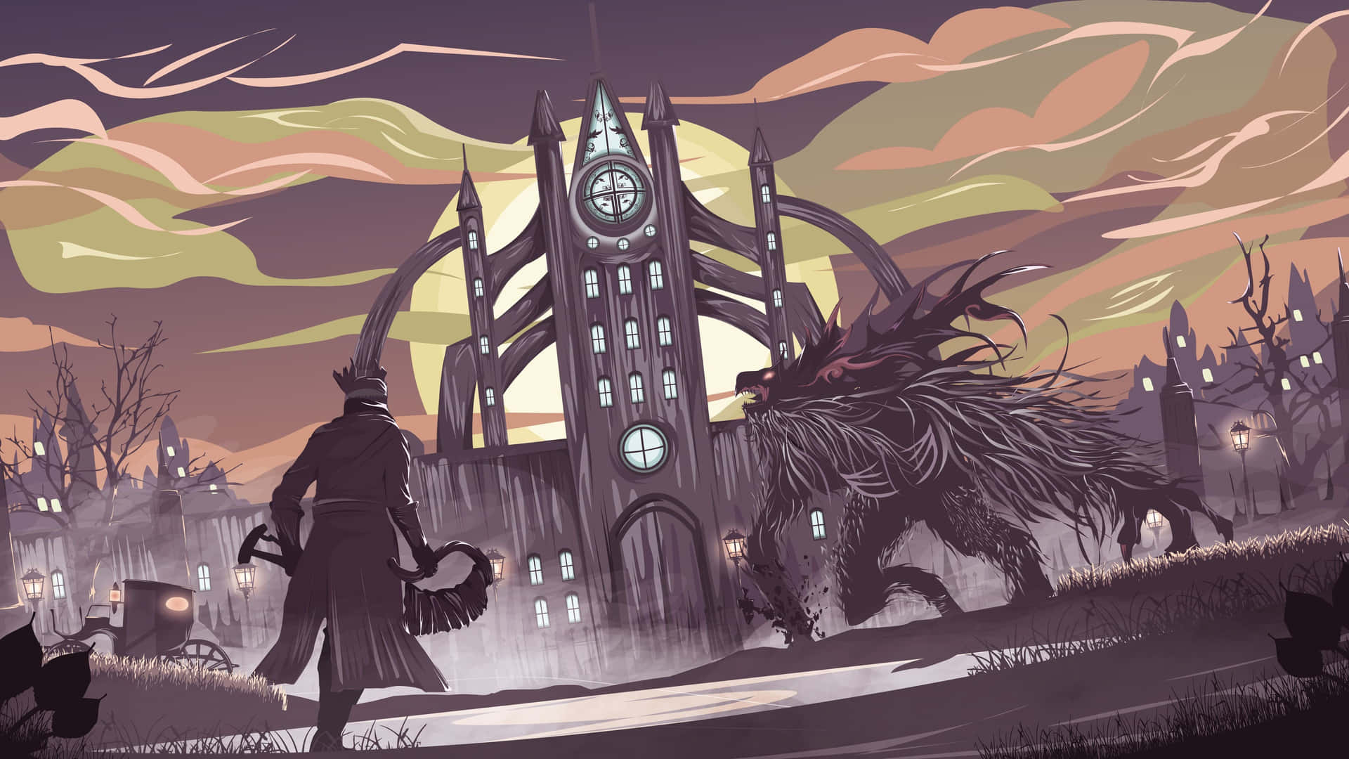 Conquer The Engrossing World Of Bloodborne In 4k Hd Background