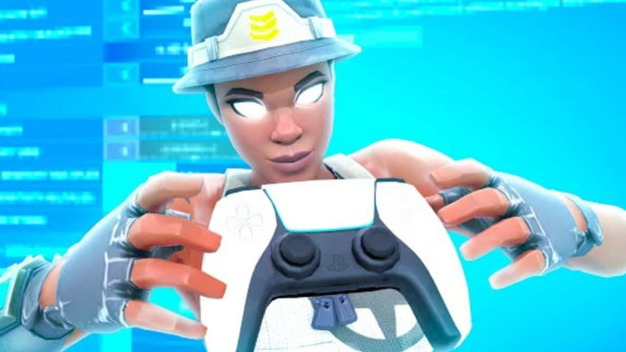 Conquer The Game In Style With The Fortnite Poised Playmaker Background